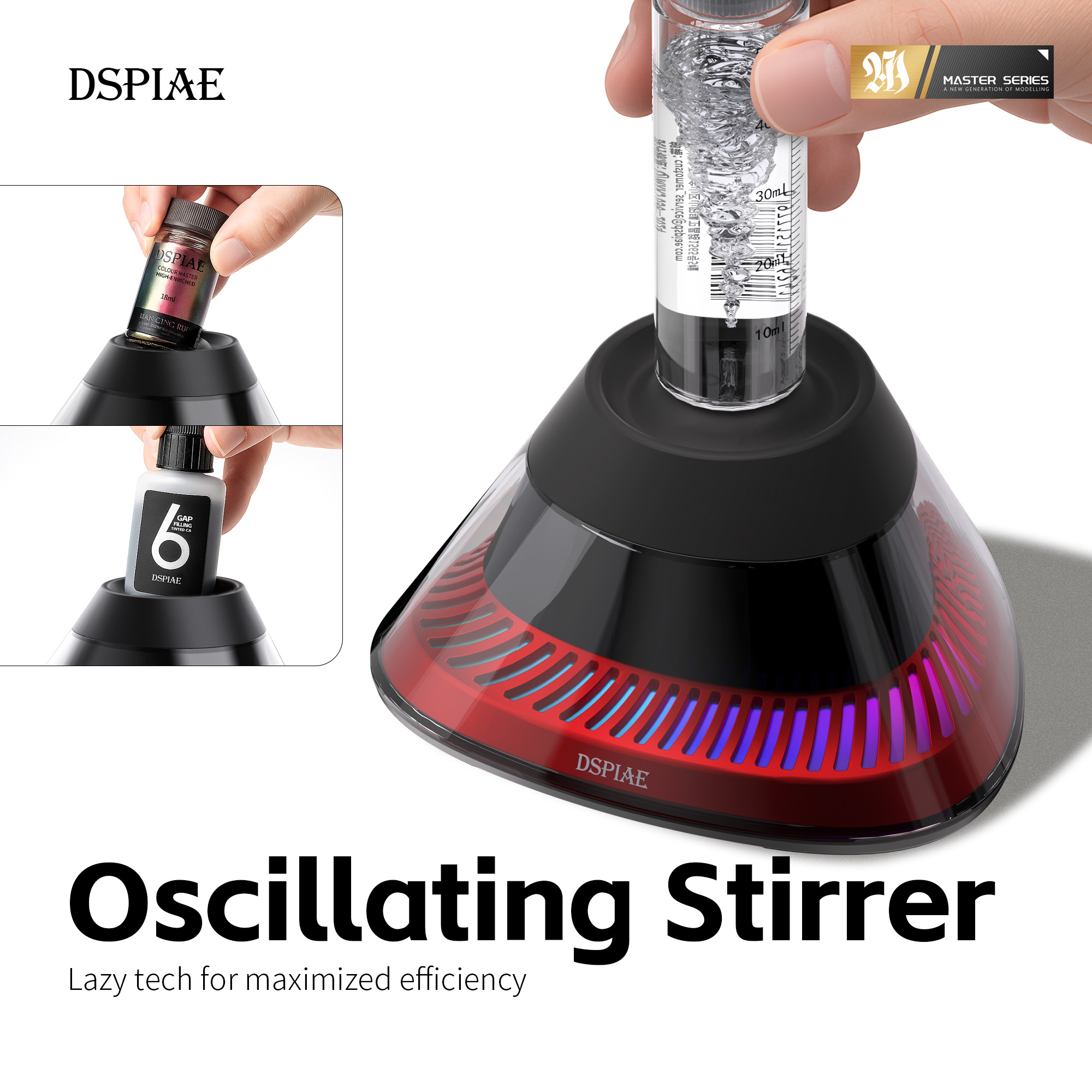 Metallic Spray Paint - DSPIAE MS-02 Taşınabilir Salınımlı Karıştırıcı TİP-C