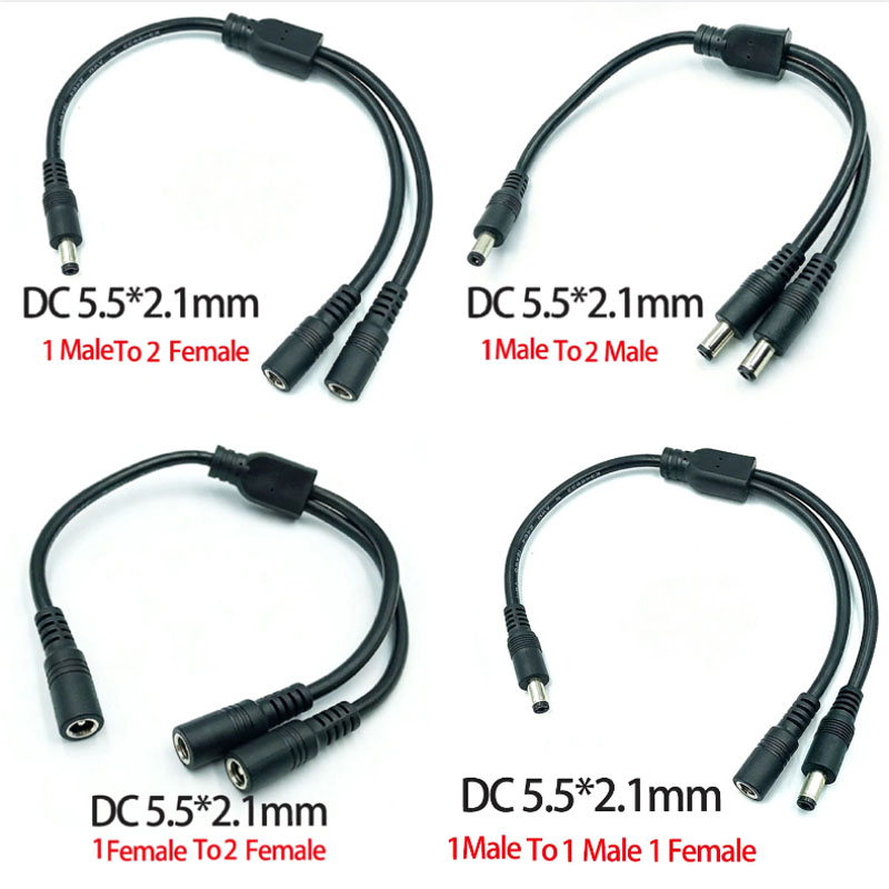 1 adet DC 5.5mm * 2.1mm 1 ila  - Led El Wire incelemesi ve fiyatı